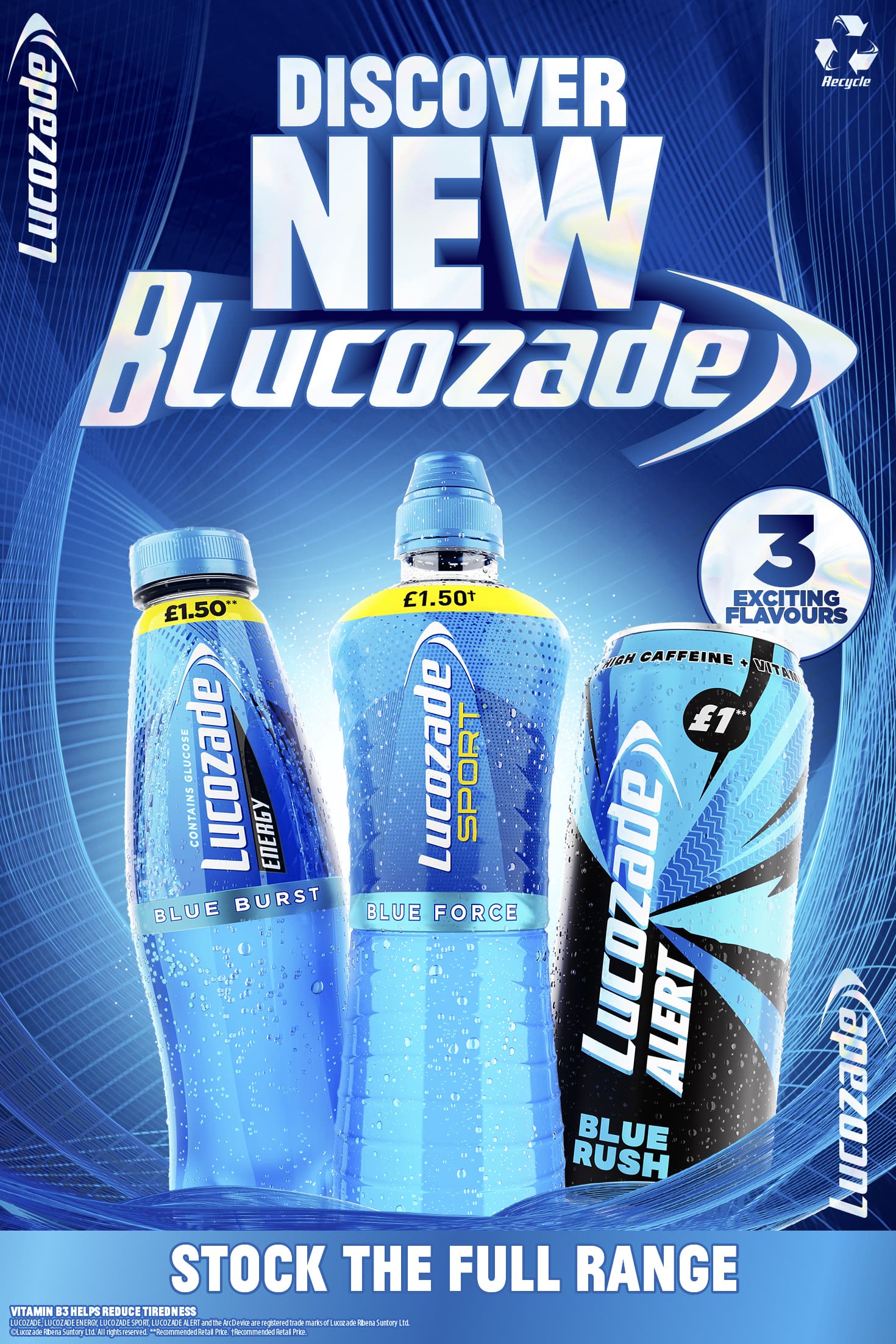 Discover NEW Blucozade