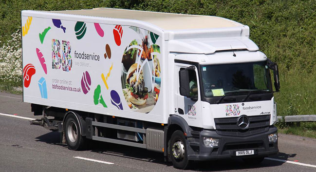 BB Foodservice delivery truck