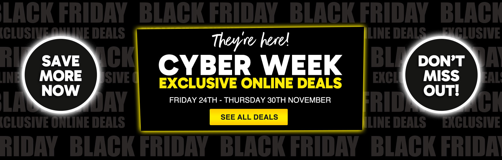 Cyber Week exclusive online deals